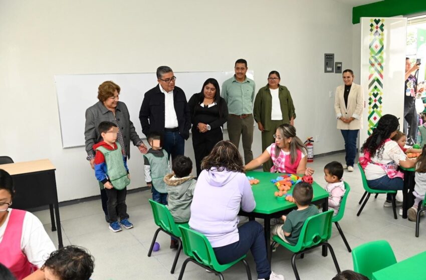  Soledad inaugura tres aulas en jardín de niños con inversión de 4.2 millones de pesos