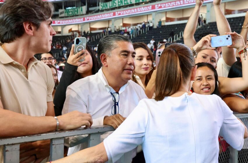  Navarro destaca coordinación de Sheinbaum y Gallardo para impulsar proyectos en Soledad