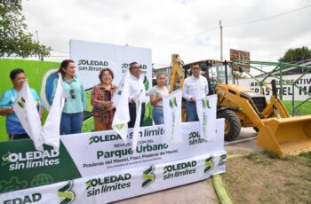 Arranque de la rehabilitación del Parque Urbano Praderas del Maurel en Soledad de Graciano Sánchez