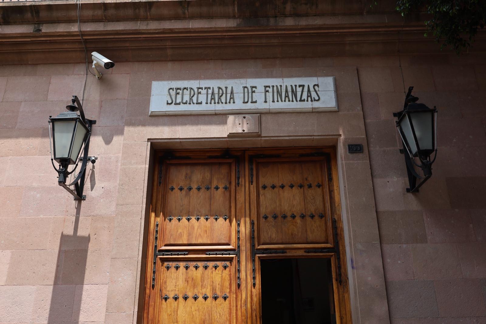 Fachada de la Secretaría de Finanzas del Gobierno de San Luis Potosí.