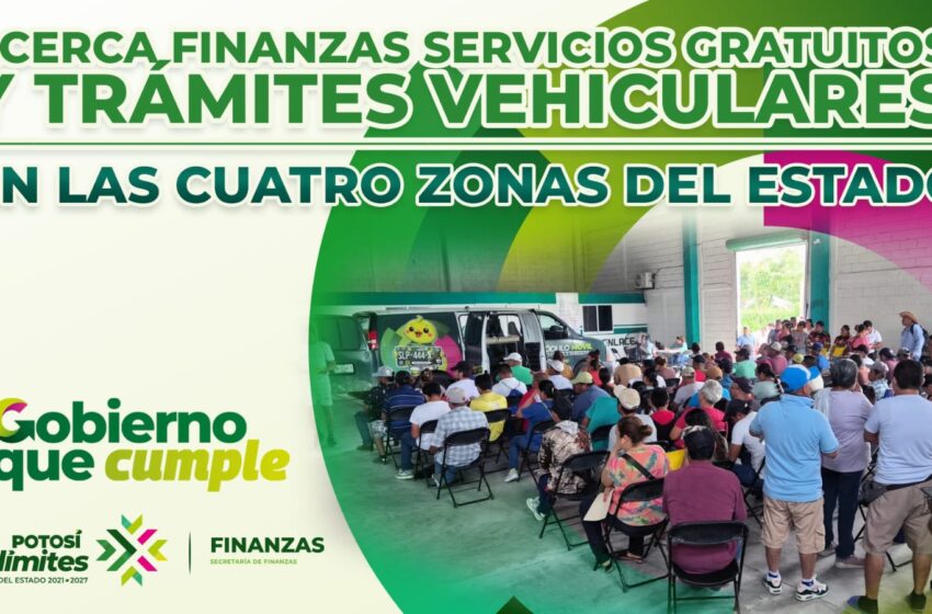  Finanzas acerca trámites vehiculares y licencias gratuitas a San Vicente Tancuayalab