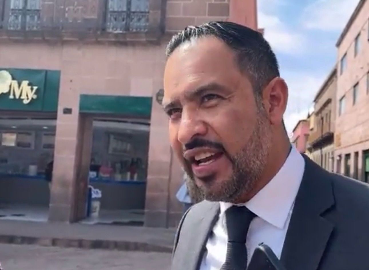 Ignacio Segura Morquecho durante una entrevista en San Luis Potosí