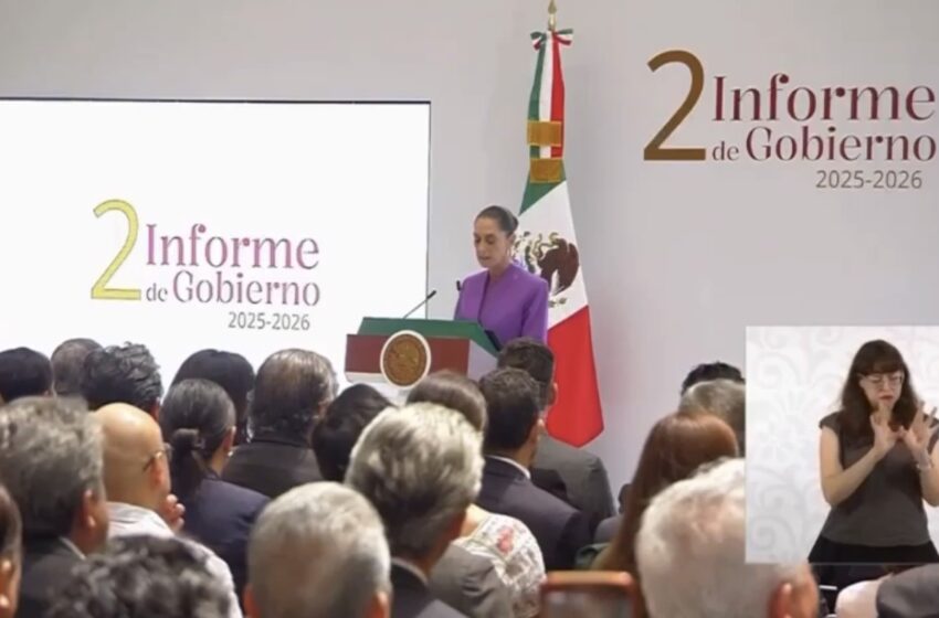  Sheinbaum rechaza divisiones en la 4T y destaca avances económicos y sociales en su Segundo Informe