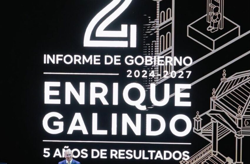  Galindo convierte su informe en plataforma estatal,