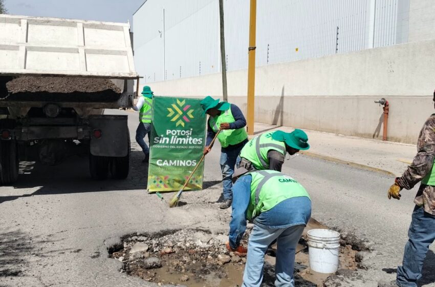  JEC intensifica rehabilitación de los Ejes 132 y 134 en la Zona Industrial