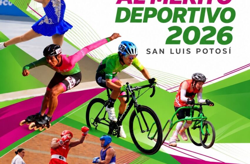  INPODE BUSCA A LAS Y LOS MEJORES DEPORTISTAS POTOSINOS DE 2026