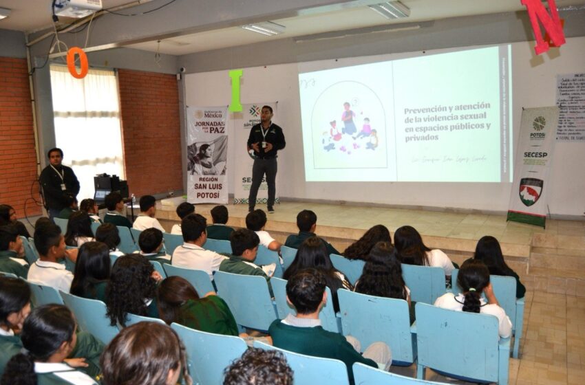  SECESP LLEVA PREVENCIÓN DEL ABUSO SEXUAL A ESTUDIANTES DE SECUNDARIA
