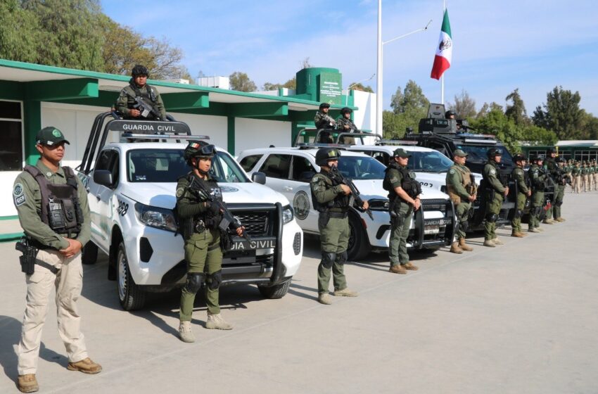  FORTALECE GUARDIA CIVIL ESTATAL VIGILANCIA Y ACCIONES A FAVOR DE LA SEGURIDAD