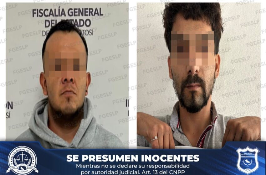  DOS SEÑALADOS POR TENTATIVA DE HOMICIDIO FUERON DETENIDOS POR FISCALÍA POTOSINA