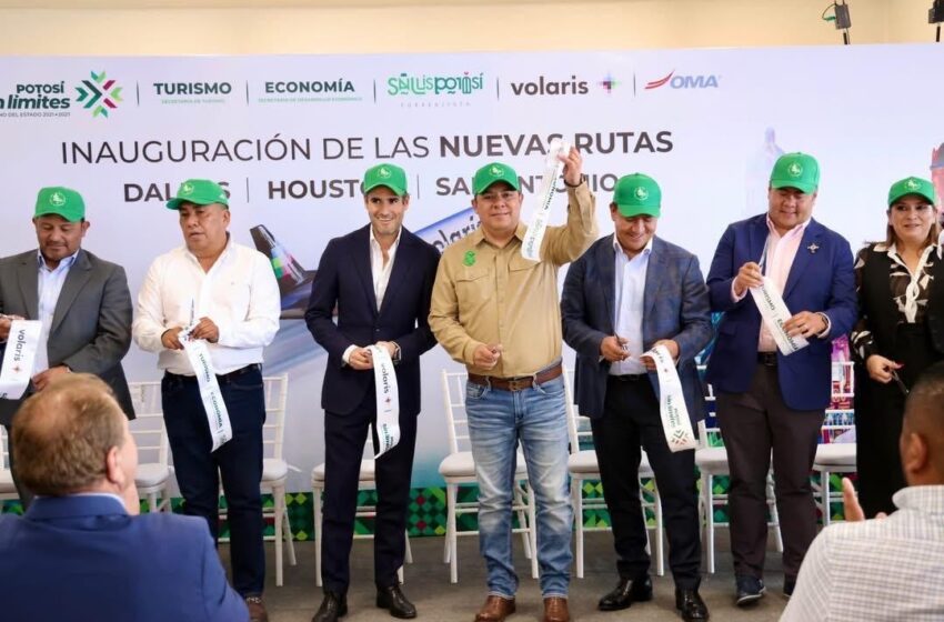  EL GOBERNADOR RICARDO GALLARDO LLEVA A SAN LUIS POTOSÍ A MAYOR CONECTIVIDAD AÉREA