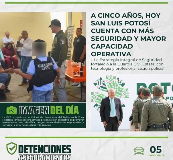  ACCIONES DE SEGURIDAD EN LAS CUATRO REGIONES CONSTRUYEN ENTORNOS MÁS SEGUROS
