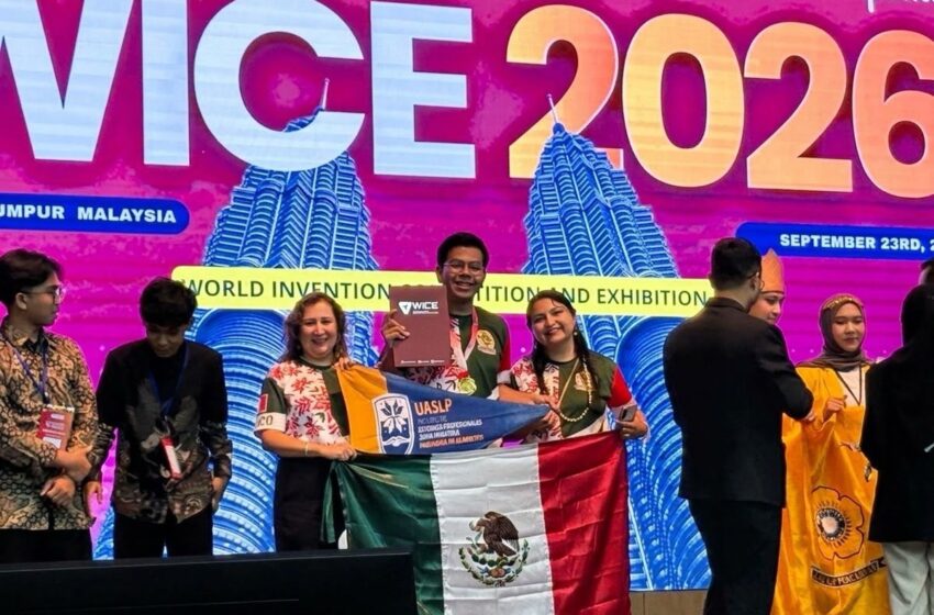  Egresado de la FEPZH UASLP obtiene medalla de oro para México en competencia internacional de innovación en Malasia