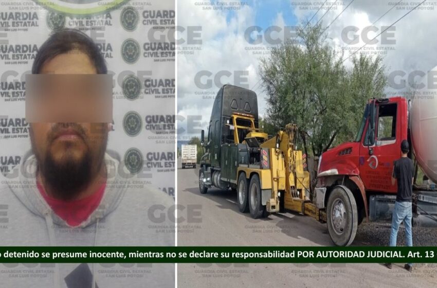  GUARDIA CIVIL ESTATAL ASEGURA 12 MIL LITROS DE COMBUSTIBLE EN LA CAPITAL POTOSINA