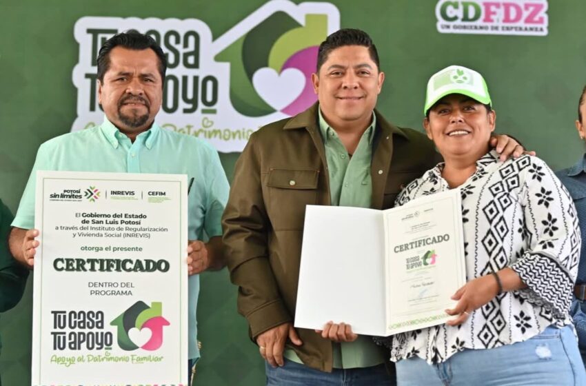  San Luis Potosí anuncia 23 mil 500 millones de pesos en créditos del Infonavit para vivienda