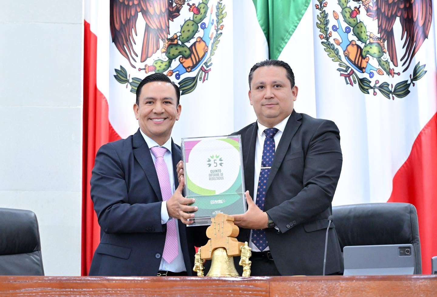 Entrega del Quinto Informe de Resultados ante el Congreso del Estado de San Luis Potosí.