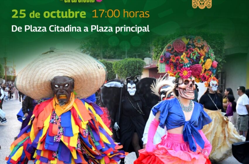  Desfile de Xantolo recorrerá Soledad este domingo 25 de octubre desde las 16:30 horas