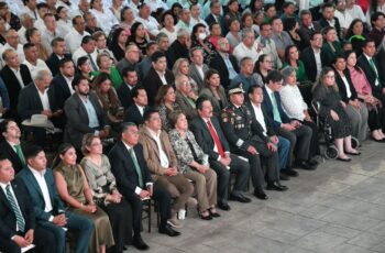 Asistentes al Segundo Informe de Resultados del Ayuntamiento de Soledad de Graciano Sánchez.