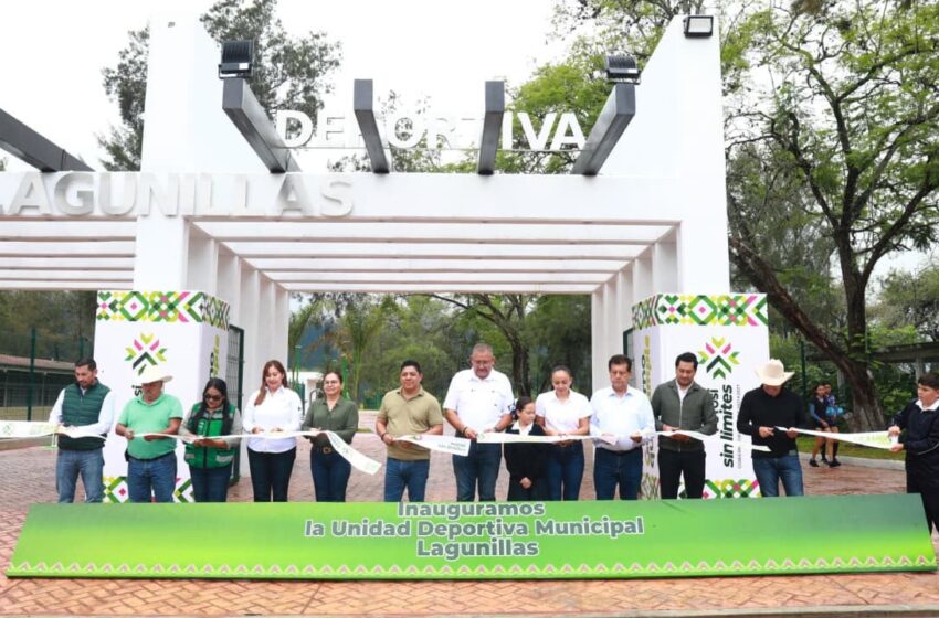  Lagunillas estrena unidad deportiva con inversión de 9.3 mdp
