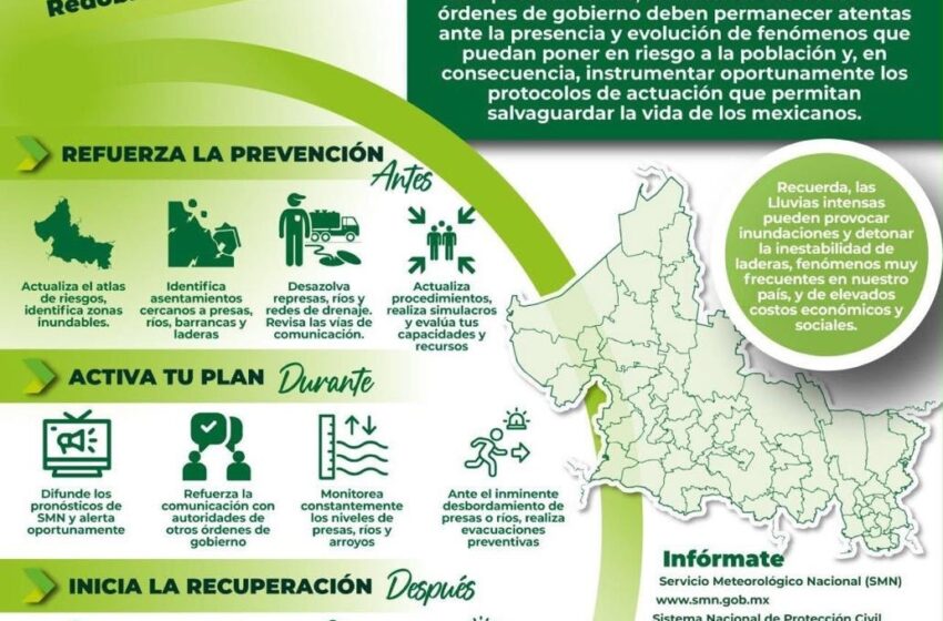  PROTECCIÓN CIVIL MANTIENE MONITOREO EN PARAJES DE LA HUASTECA POR LLUVIAS