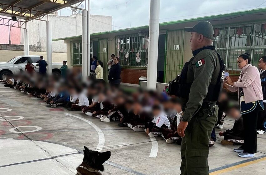  AGRUPAMIENTO K-9 DE LA GUARDIA CIVIL ESTATAL REALIZA JORNADA DE PROXIMIDAD SOCIAL EN ESCUELA PRIMARIA