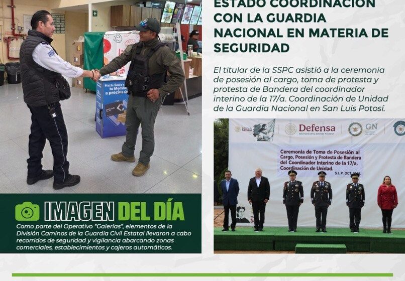  ACCIONES IMPLEMENTADAS POR LA GCE FORTALECEN SEGURIDAD EN EL ESTADO