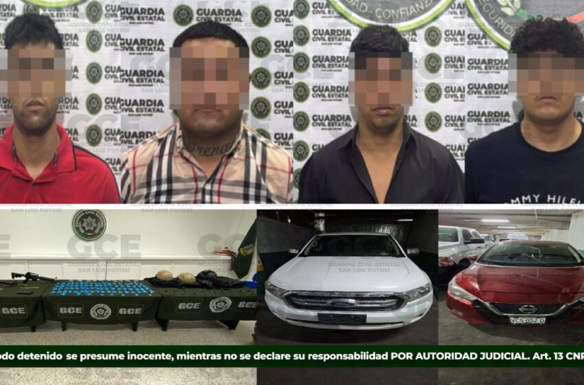  GUARDIA CIVIL ESTATAL DESARTICULA CÉLULA DELICTIVA EN MATEHUALA