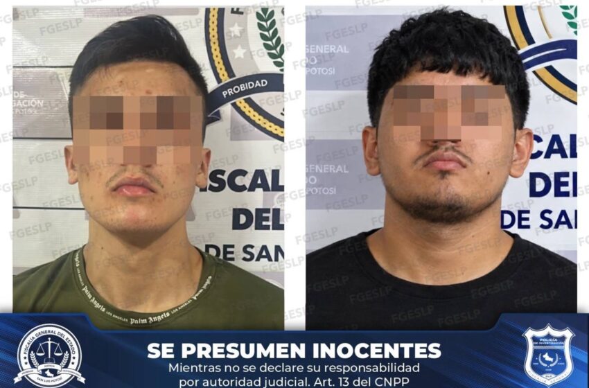  DOS IMPUTADOS POR HOMICIDIO CALIFICADO SON APREHENDIDOS POR LA FISCALÍA POTOSINA