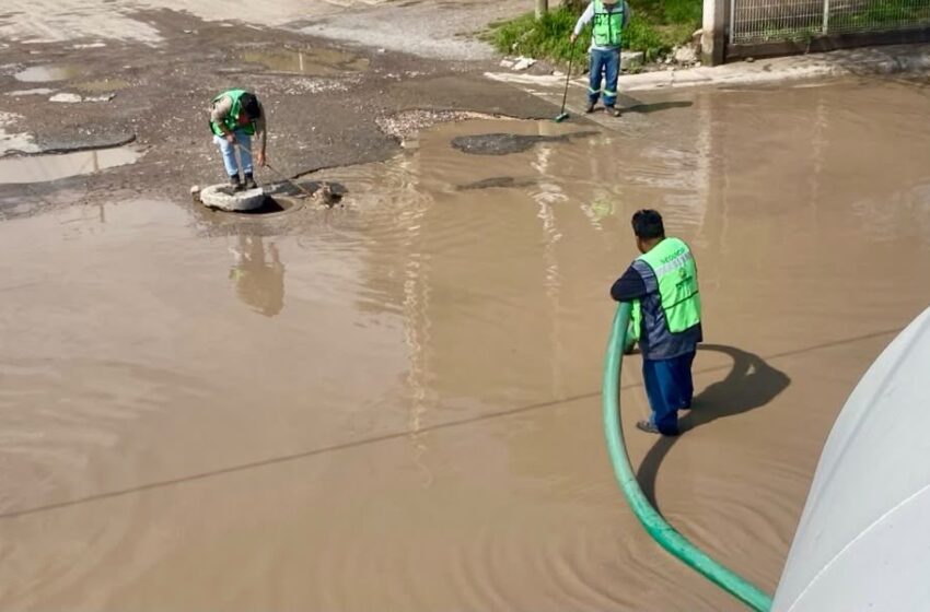  GOBIERNO DE SOLEDAD ELIMINA AFECTACIONES CON PLAN DE DESAZOLVE EN FRACCIONAMIENTO SANTA LUCÍA