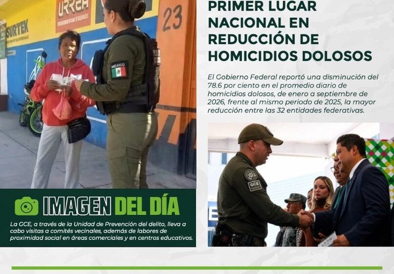  ESTRATEGIA INTEGRAL DE SEGURIDAD BRINDA RESULTADOS DESTACADOS EN EL ESTADO