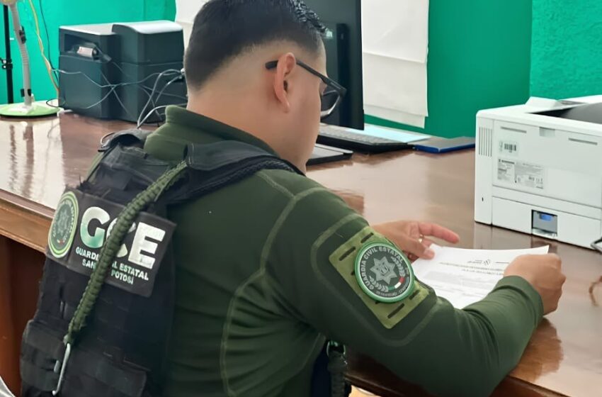  GOBIERNO DEL ESTADO ACERCA SERVICIOS DE PENSIONES A ELEMENTOS DE LA GUARDIA CIVIL EN MATEHUALA