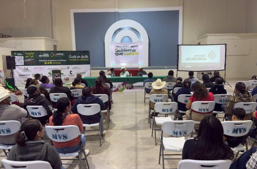  SIFIDE ACERCA FINANCIAMIENTOS A EMPRENDEDORES DE VANEGAS Y HUEHUETLÁN