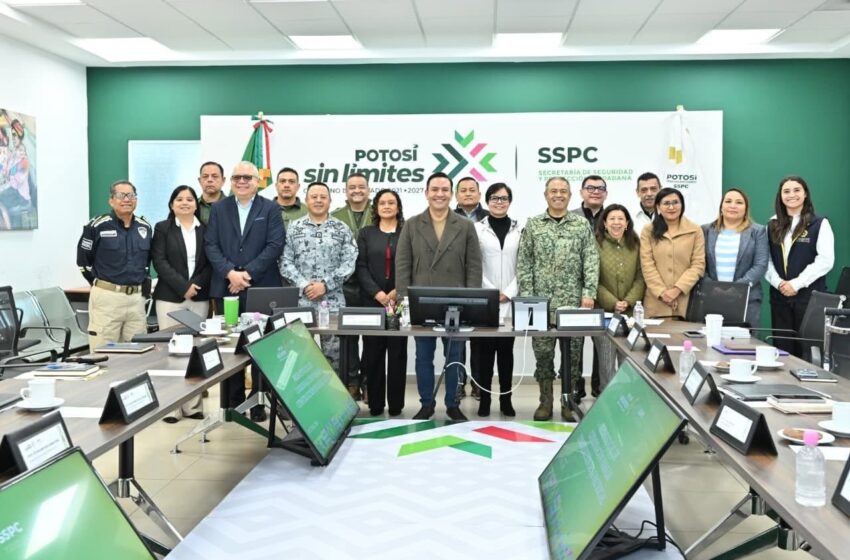  SAN LUIS POTOSÍ PREPARA COORDINACIÓN DE SEGURIDAD PARA LAS ELECCIONES DE 2027