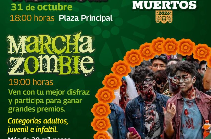  SOLEDAD INVITA A PARTICIPAR EN LA ESPELUZNANTE MARCHA ZOMBIE 2026, CON 30 MIL PESOS EN PREMIOS