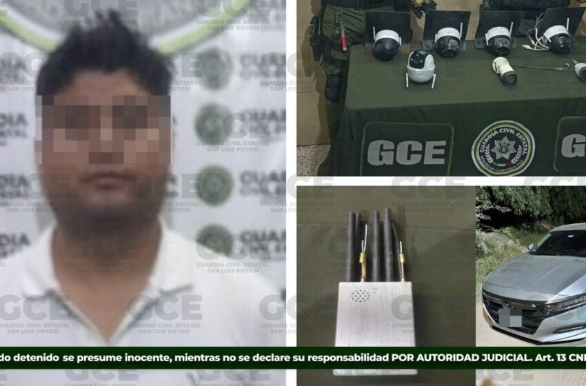  TRABAJOS DE INTELIGENCIA DE LA GCE DERIVAN EN ASEGURAMIENTOS EN LA CAPITAL POTOSINA