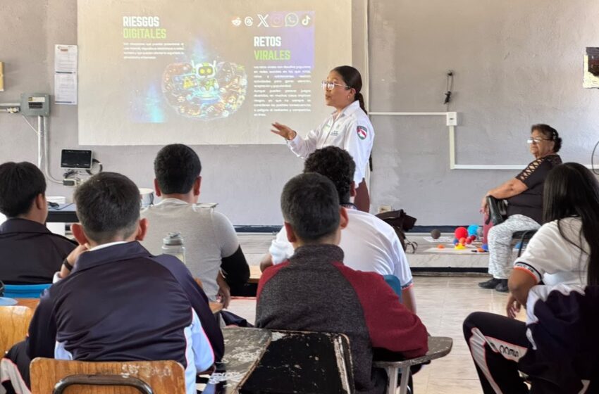  GOBIERNO DEL ESTADO LLEVA PREVENCIÓN DE LA VIOLENCIA DIGITAL A LAS ESCUELAS